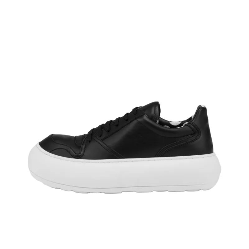 MOSCHINO Round Toe Lace Up Sneakers-0