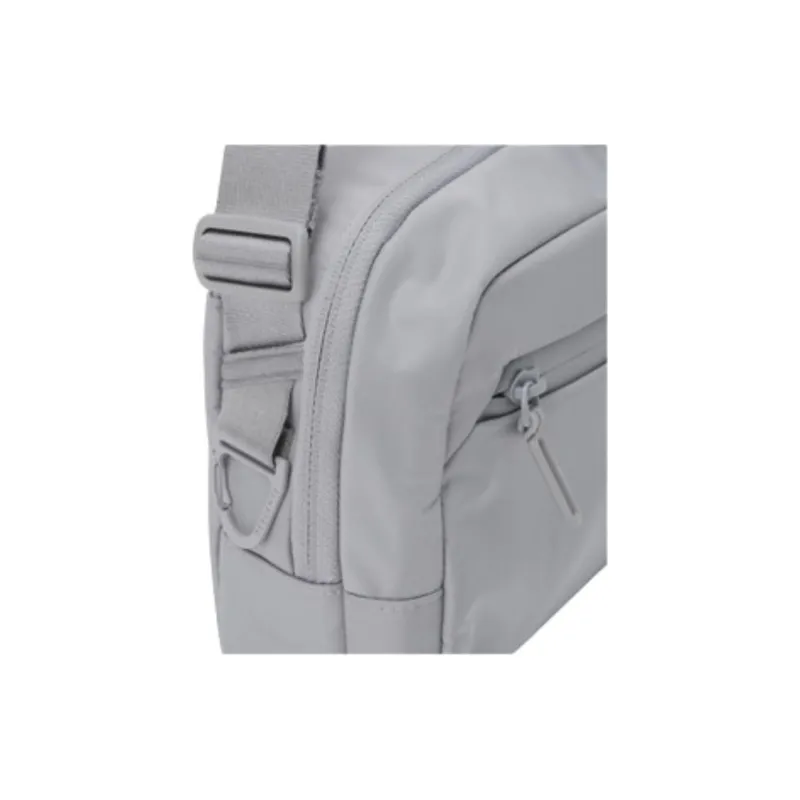 DESCENTE Nylon Crossbody Bag Small Size Unisex Light Gray-4