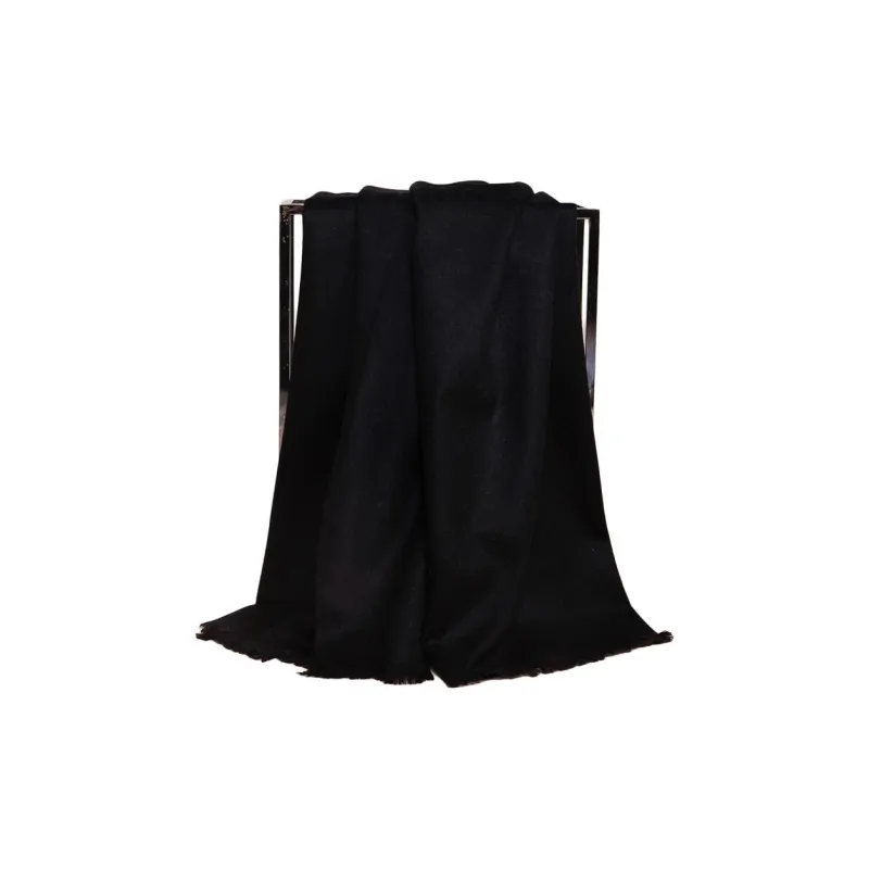 Red Bean 30% Cashmere 70% Wool Knit Scarves Unisex-14