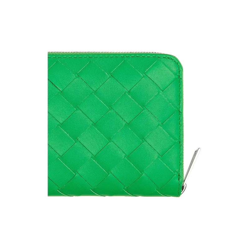Bottega Veneta Cow Leather Wallet Tubas Men's Parrot Green-3