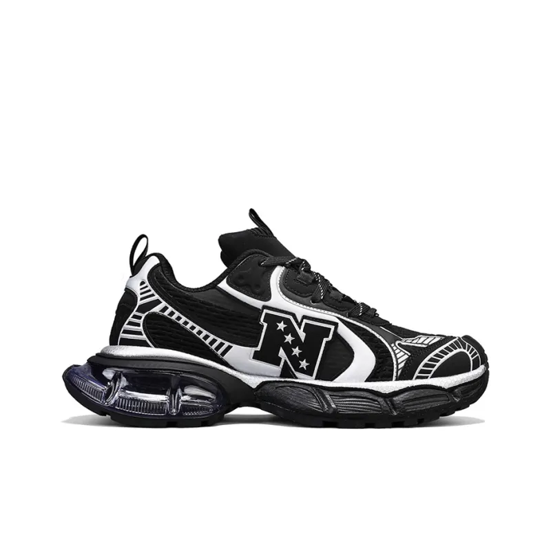 NFL Ultra S Chunky Sneakers Unisex Low Top Black-1