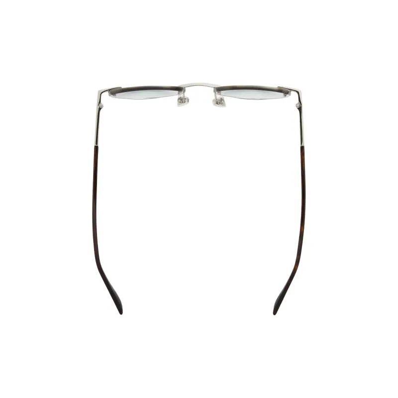 Bottega Veneta Acetate Metal Round Sunglasses Women's Silver-1