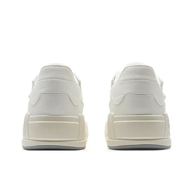 XTEP Air Force One Anti Slip Wear Resistant Low Top Skateboard Shoes Men's Sail White-4