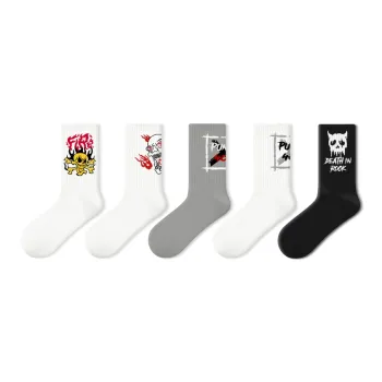 Primeet Mid Calf Socks Men's 5 Pack