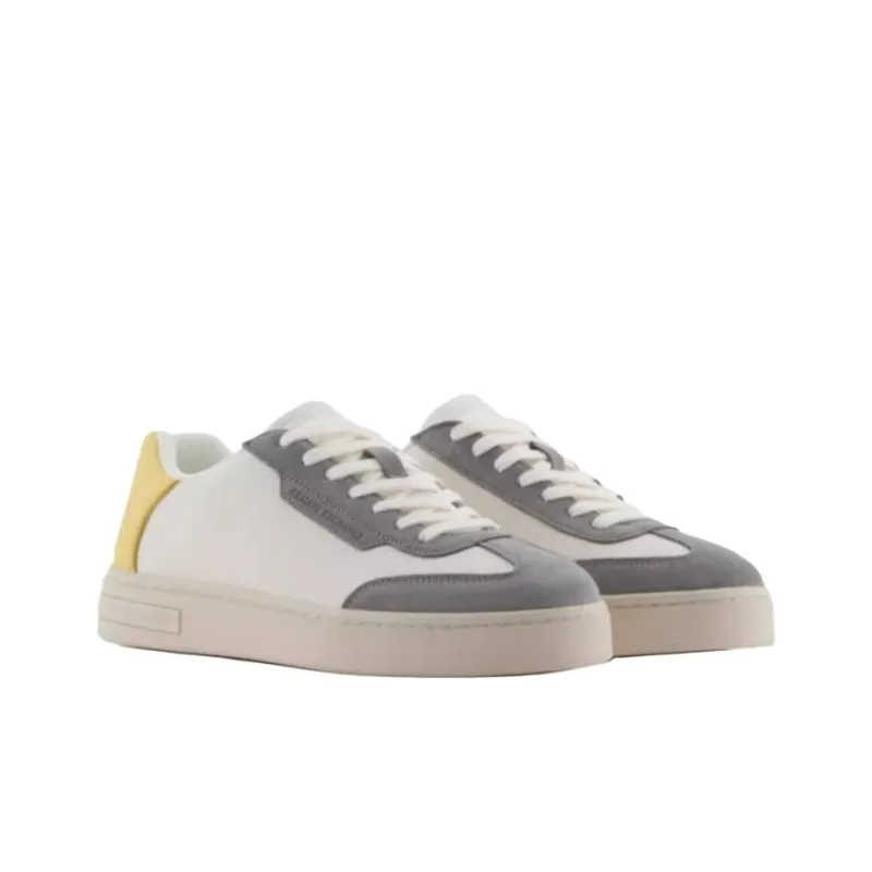 ARMANI EXCHANGEAE New Year Limited Edition Low Top Skateboard Shoes Men's Ecru-2