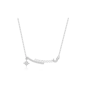 KADER 925 Sterling Silver Necklaces Women's Silver Box