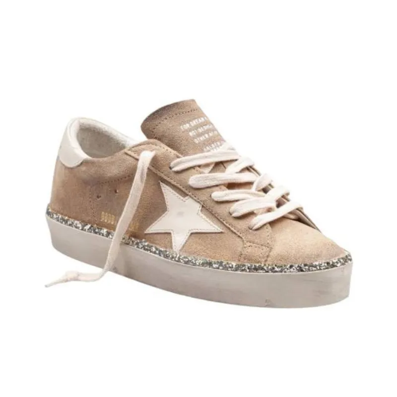 Golden Goose Hi Star Beige Women's-1