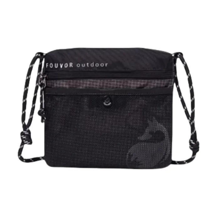 FOUVOR Nylon Fabric Cell Phone Pouch Shoulder Bag Small Backpack Lightweight Canvas Bag Regular Unisex Multicolor-9