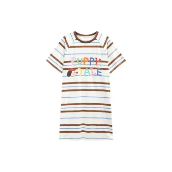 GUKOO Nightgown Women's Milk White