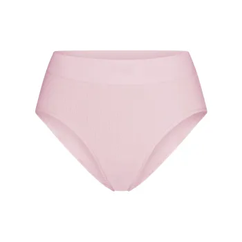 SKIMS Valentine's Day Collection SS25 COTTON RIB BRIEF Underpants Women's Cherry Blossom/Cherry Blossom