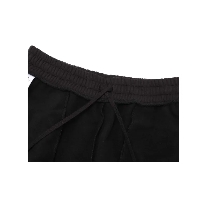 PUMA Ess Logo SWEATPANTS FL CL Knitted Sports Pants Men's Black-4