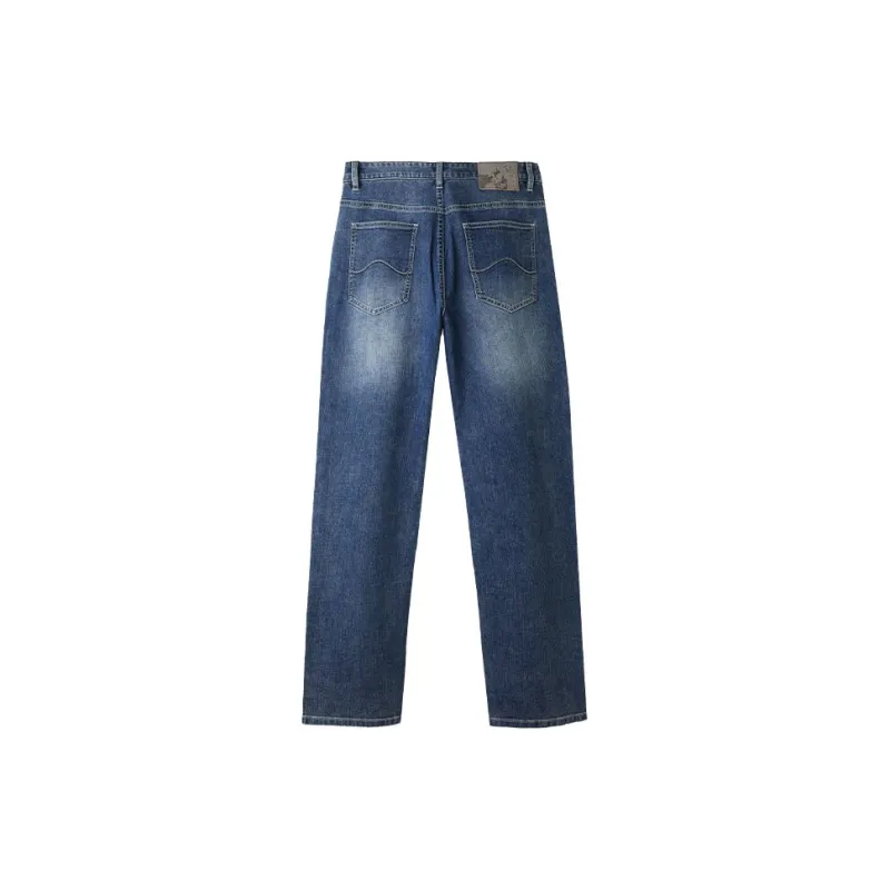 HLA The Mountain Is Not In The High Series Jeans Men's Denim Blue Transition Color-1