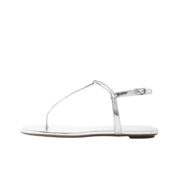 Schutz Elsha One Strap Sandals Women's Silver