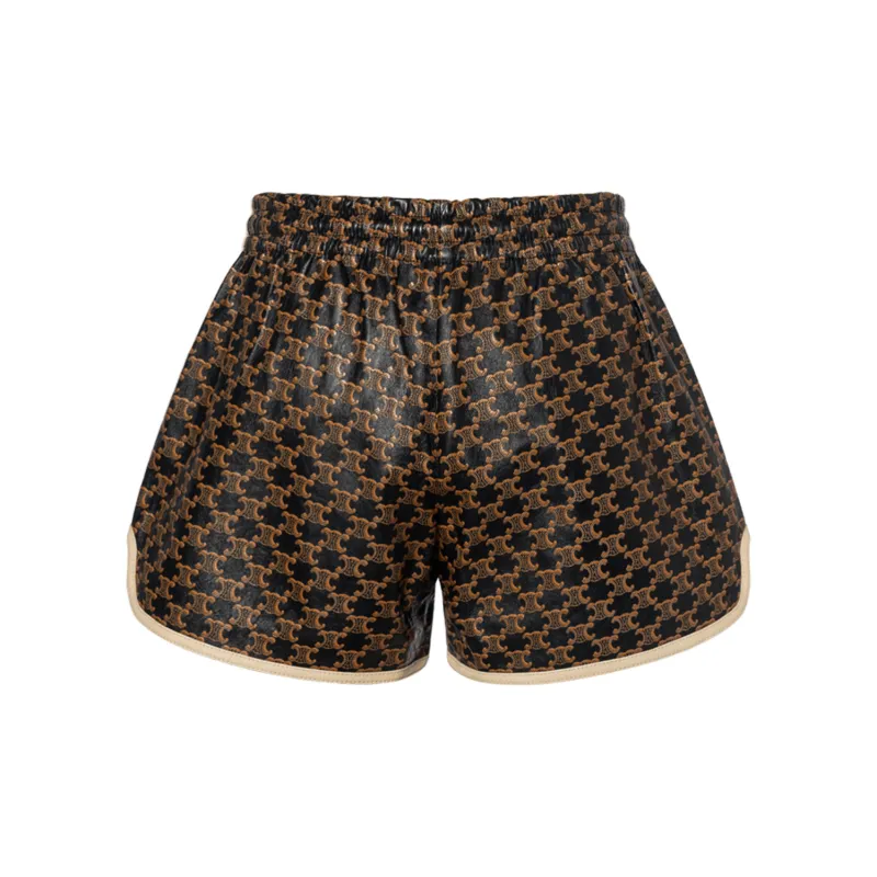 CELINE Casual Shorts Women's Caramel-1