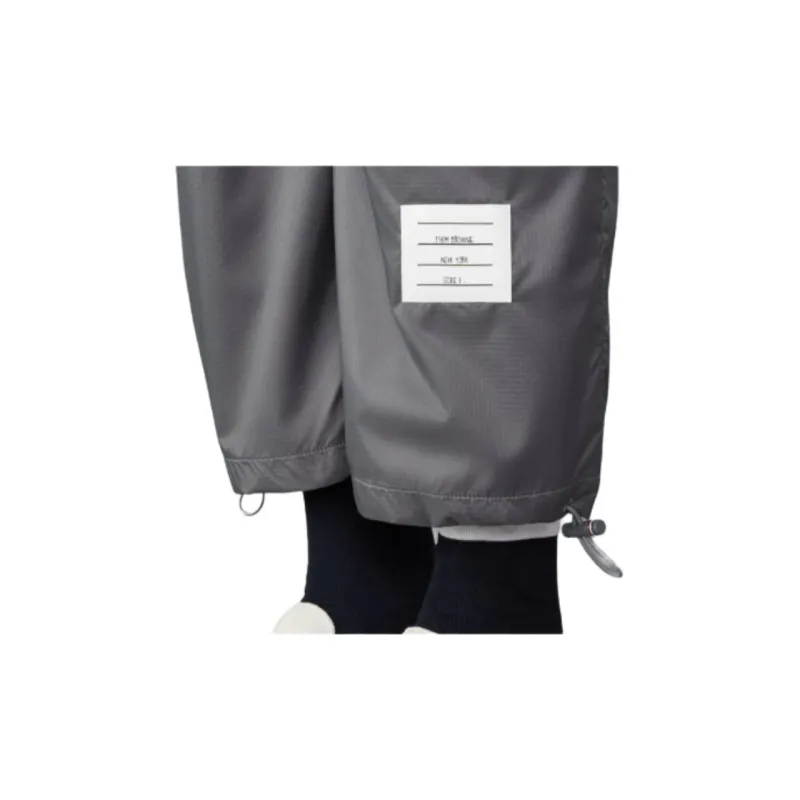 THOM BROWNE Logo patch Sheer ripstop Track Pants-2