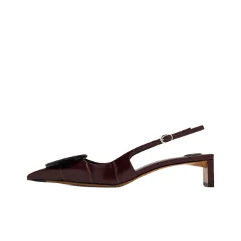 Jacquemus Les Duelo Block Heel High Heels 4cm Women's Brown