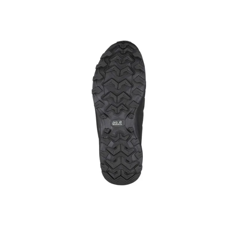 Jack Wolfskin Refugio Cushioned Slip-Resistant Low-Top Hiking Shoes Women's Black-4