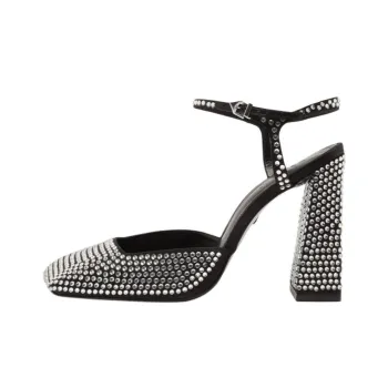 Schutz Jaycie Spool Heel High Heels 10.8cm Women's Black