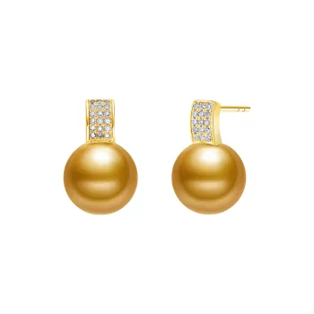 ME LUXE Pearl Earrings Women's