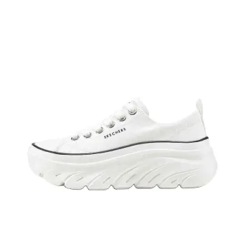 Skechers Street Durable Breathable Lightweight Low Top Canvas Shoes Women's White