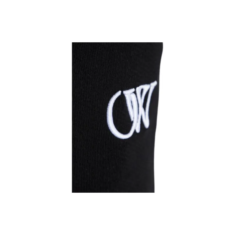 OFF WHITE Logo Embroidered Straight Leg Pants-4