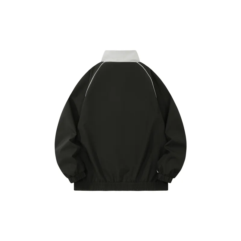 BOTH PLAY Jackets Coats Unisex Black Beige-1
