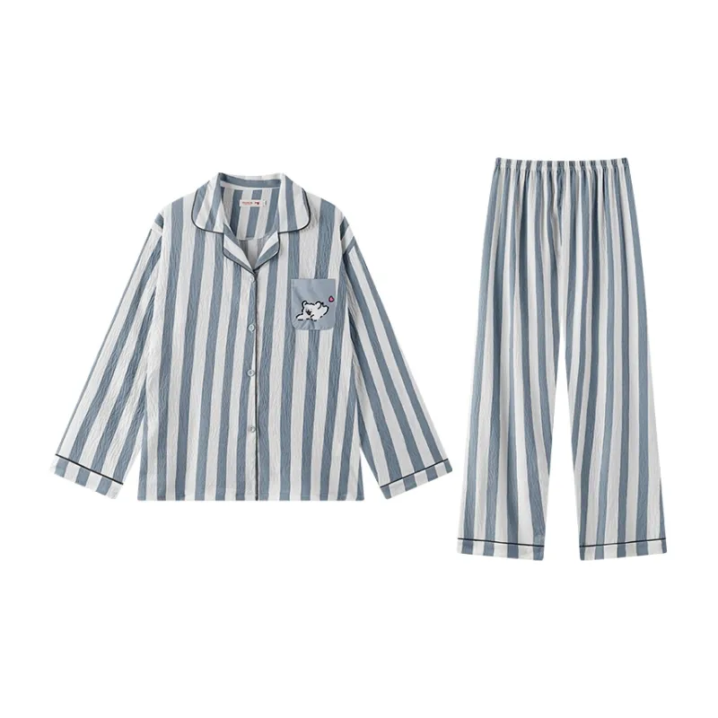 Qiao Ni Tong Pajama Set Men's Image Color-0