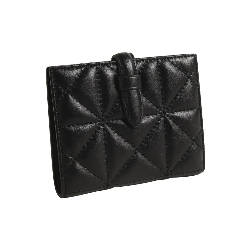 Miao Di Sheepskin Wallet Women's Obsidian Black-2