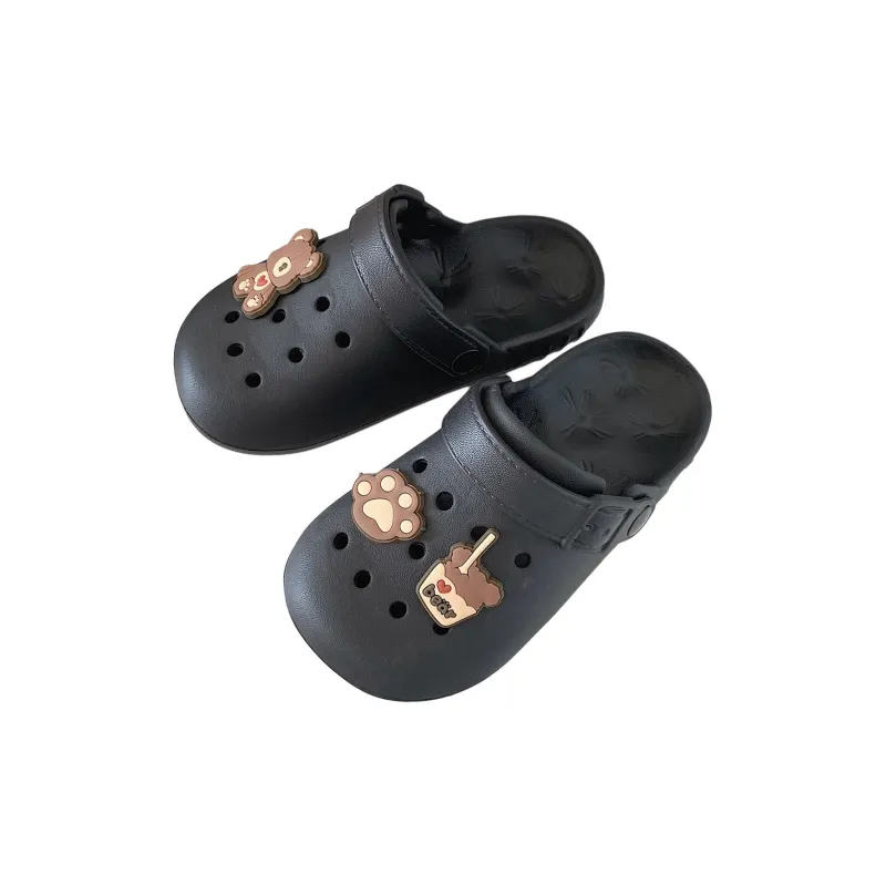 Thin Strips Slippers Unisex, Brown-12