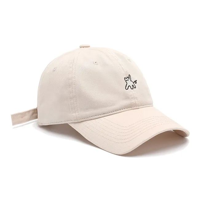 FREE RABBITⅡ Casual Versatile Soft Top Sun Protection With Face Coverage Baseball Caps Unisex-1