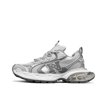 NFL Guoli N Height Increasing Wear Resistant Breathable Slip Resistant Low Top Chunky Sneakers Unisex Gray
