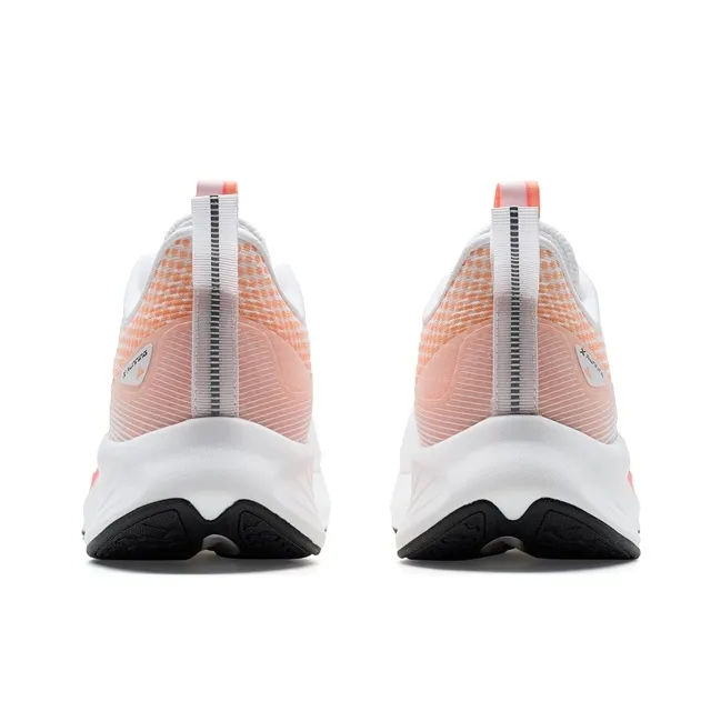 XTEP Breathable, Lightweight Coverage Low Top Casual Training Sprint Running Shoes Men's White Orange-4