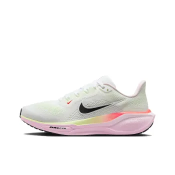 Nike Air Zoom Pegasus 41 White Pink Foam Bright Crimson Black Women's