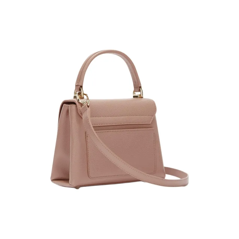 Furla Leather Shoulder Bag, Crossbody Bag, Handbag Women's Nude-2