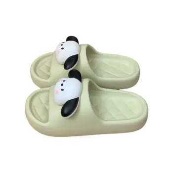 SHIGUDE Slippers Unisex, Egg Yolk Green