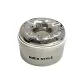 Donut Ashtray — White Silver