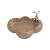 Bunny Cloud Ashtray-Coffee Brown