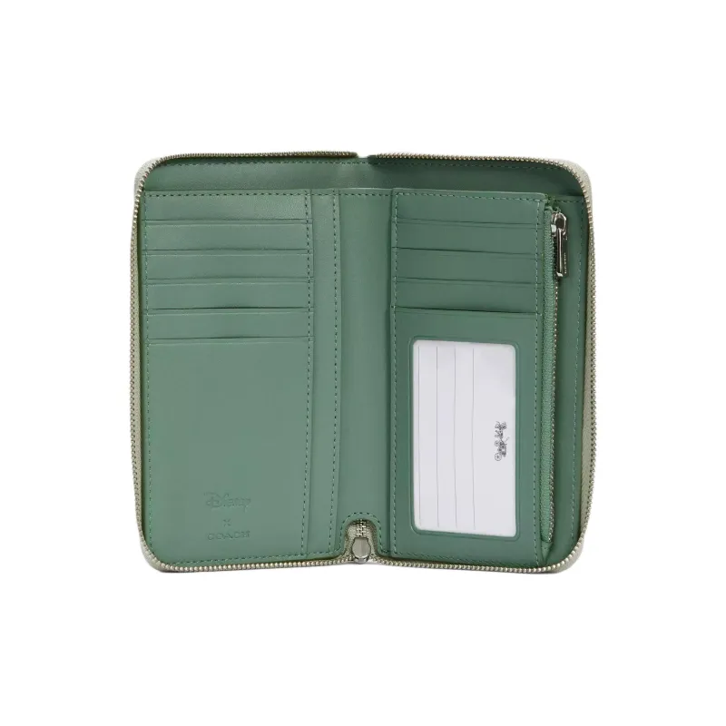 Disney X COACH Zip Around Wallets-1