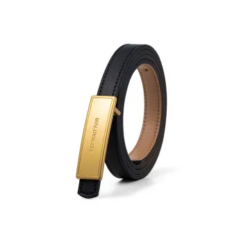 HLA Cow Leather Leather Belts Women's Width 1.45cm