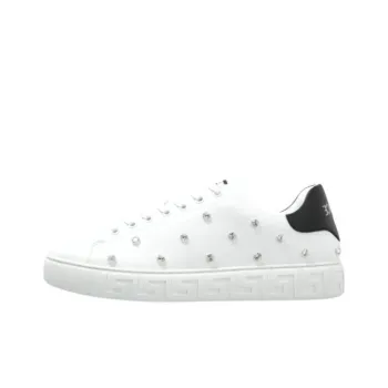 FANSIZHE Low Top Skateboard Shoes Women's White