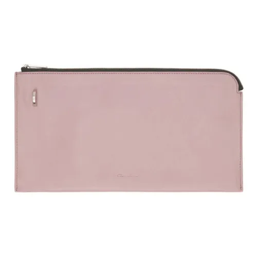 RICK OWENS/RO Calfskin Wallet Men's Gray Pink