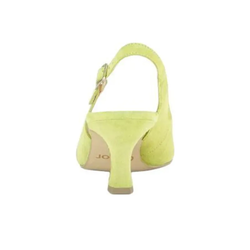 Gabor Fashion Chunky Heel High Heels 6cm Women's Light Green-4
