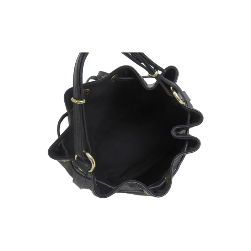 Alpha Industries Leather Shoulder Bag Crossbody Bag Handbag Regular Women's Black-4