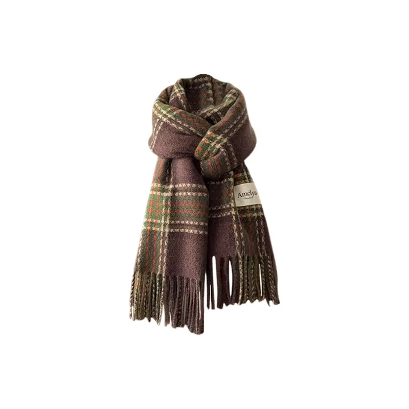 Cranta Komeia Faux Cashmere Knit Scarves Women's-4