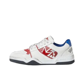 DSQUARED 2 Spiker Logo Printed Vintage Finish Sneakers