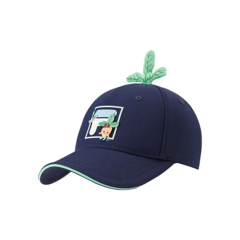 FILA Spandex, Polyester, Cotton Baseball Caps Kids' Navy/Radiant Blue-0
