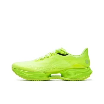 LiNing Super Light 22 Cushioning Anti Slip And Wear Resistant Low Top Casual Running Shoes Men's Neon Yellow Green