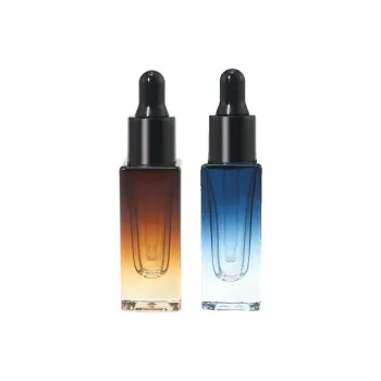 JINGLINGLONG 10ml Glass Dropper Bottle Essential Oil Mixing Bottle Mini Sample Empty Bottle Travel Portable Set