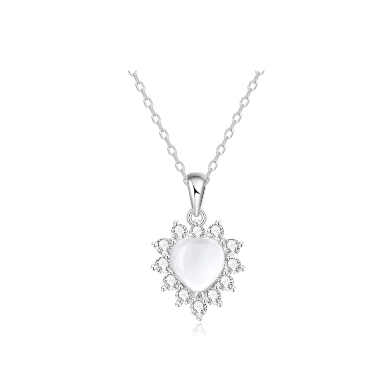 Lao Feng Xiang Chalcedony Necklaces Women's-0