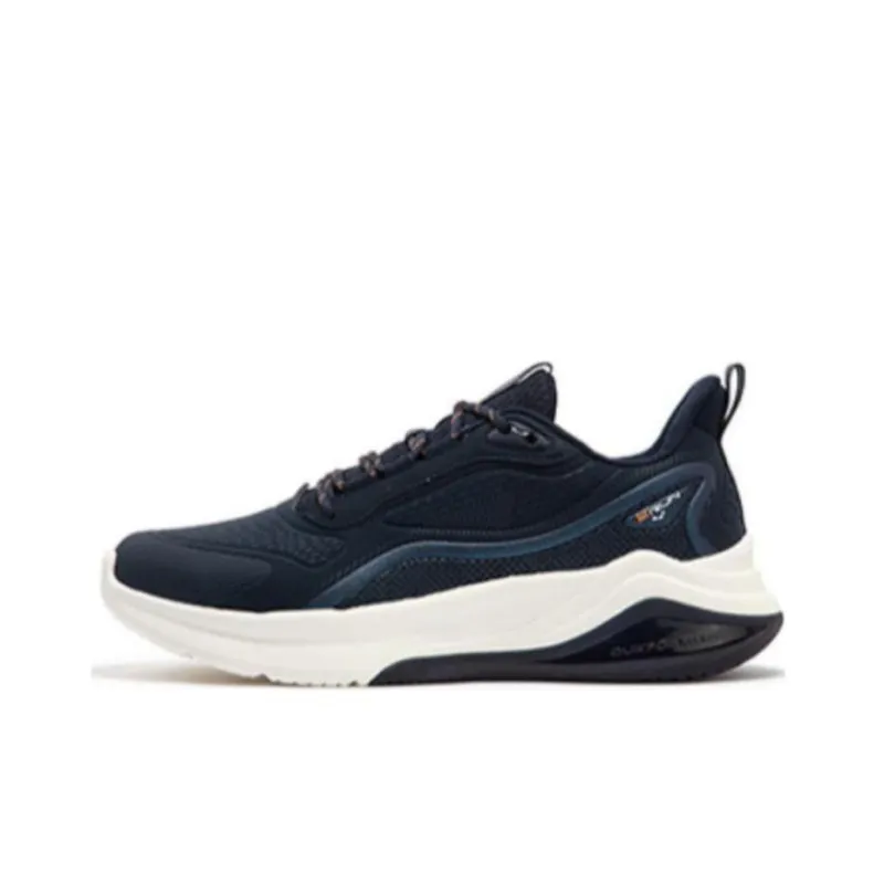 361° Cushioning Slip Resistant Low Top Running Shoes Men's Black Blue-0